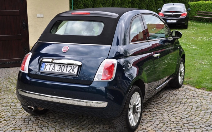 Fiat 500 cena 27500 przebieg: 90000, rok produkcji 2012 z Tarnów małe 781